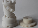 фотополимерная печать из белого фотополимера 3D Скилл