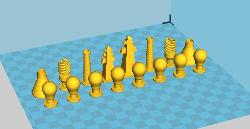 3д модель шахмат для печати
